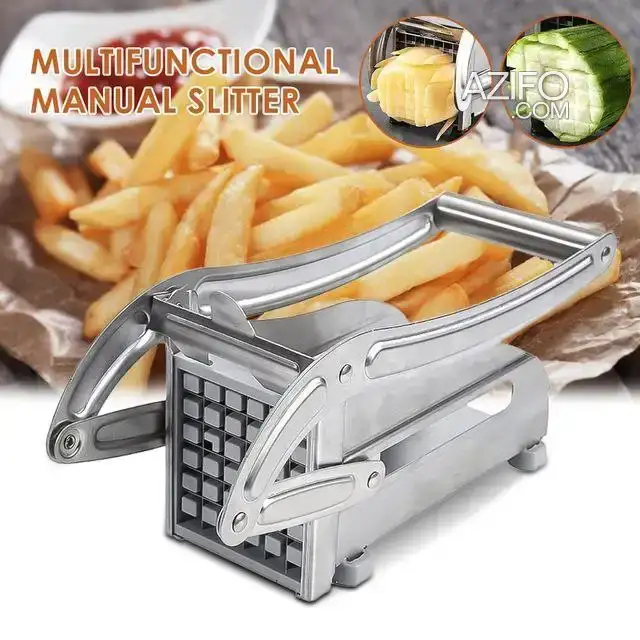 Coupe Frite Manuel en Acier Inoxydable pour Coupe Legume et Pomme de Terre à Casablanca in الدار البيضاء, MOROCCO | Azifo