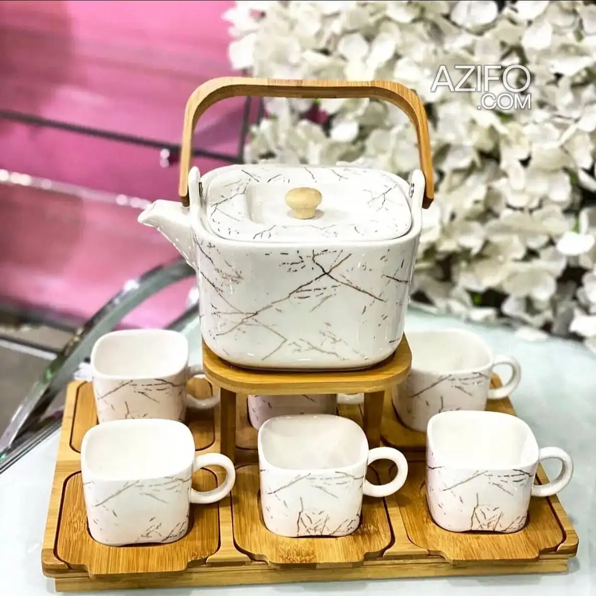 Service à café ou thé — arts de la table à Casablanca in الدار البيضاء, MOROCCO | Azifo