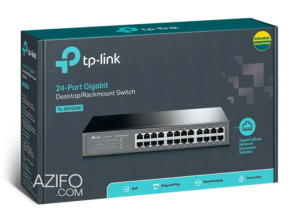 TP-Link TP-Link TL-SG1024D Switch 24 Ports Gigabit (Bureau/Rackable, Boîtier Métal) à Fès in فاس, MOROCCO | Azifo