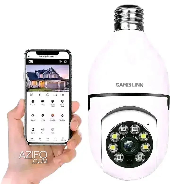 CAMI3LINK كاميرا مراقبة مزودة بمصباح قابلة للدوران 360درجة — Tanger in Tanger-Assilah, MOROCCO | Azifo