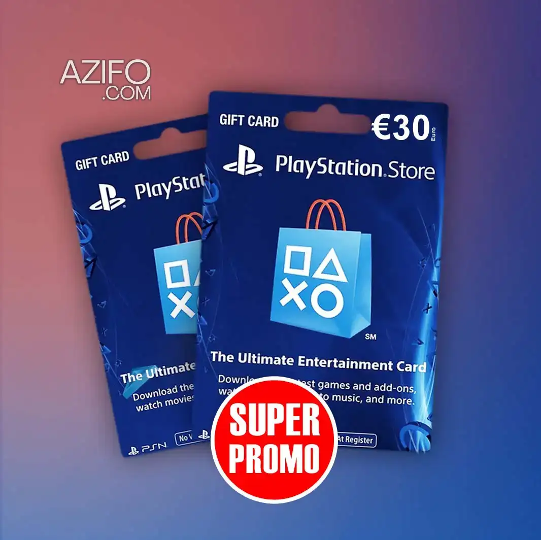 Playstation carte PSN 30 Euros à Casablanca in الدار البيضاء, MOROCCO | Azifo