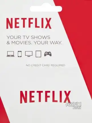 Carte Netflix 15 Euros à Casablanca in الدار البيضاء, MOROCCO | Azifo