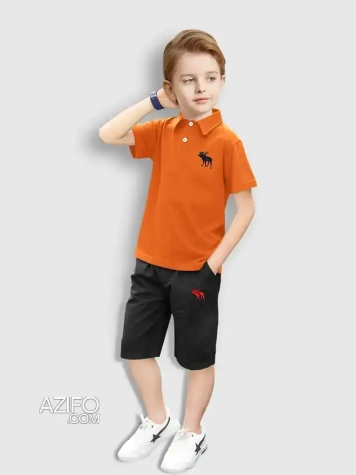 Ensemble tshirt et short pour garçon بودي شورط اولاد في Marrakech in مراكش, MOROCCO | Azifo