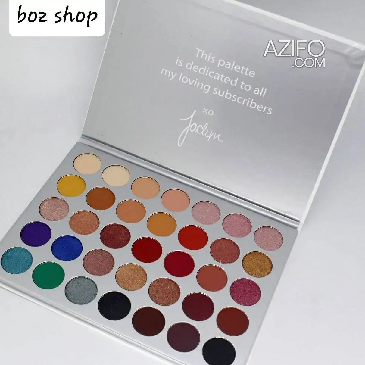 Palette jaclin 35 couleurs – commande par WhatsApp in Casablanca, MOROCCO | Azifo