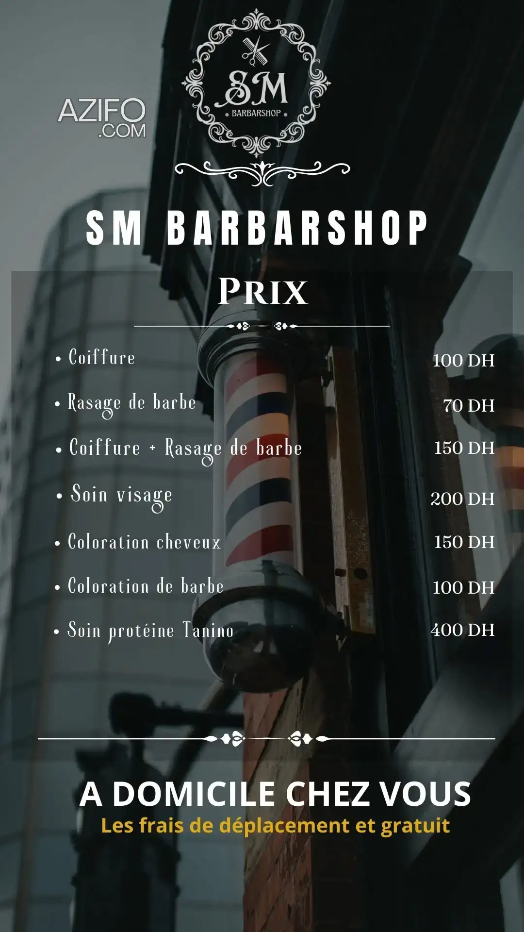 Barber – service et renseignements in مرتيل, MOROCCO | Azifo