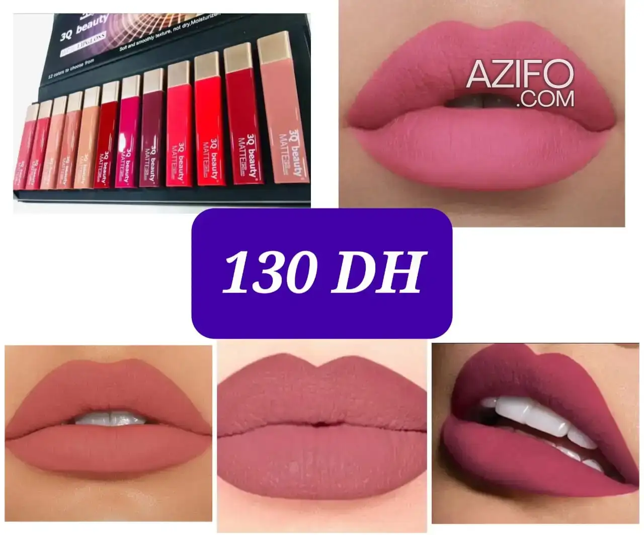 coffret 12 gloss matt en promotion – détails de l’offre in الرباط, MOROCCO | Azifo