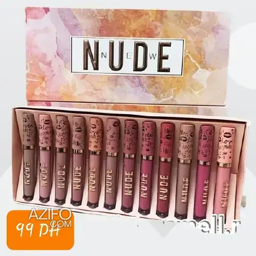 pack 12 gloss matt nude en promotion – détails de l’offre in الرباط, MOROCCO | Azifo