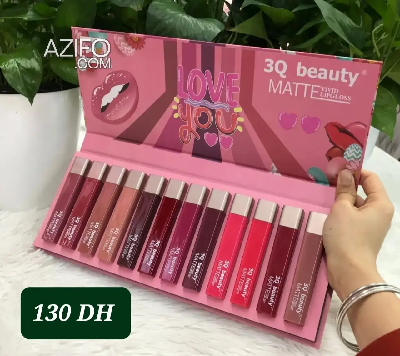 coffret 12 gloss matt de diffèrentes couleurs en promotion in الرباط, MOROCCO | Azifo