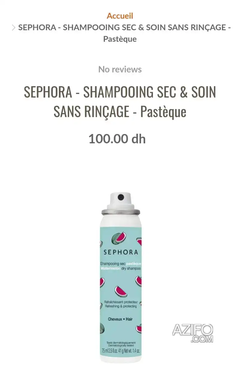 Produits de beauté shampooing creme lotion – pour les cheveux et la coiffure in Casablanca, MOROCCO | Azifo