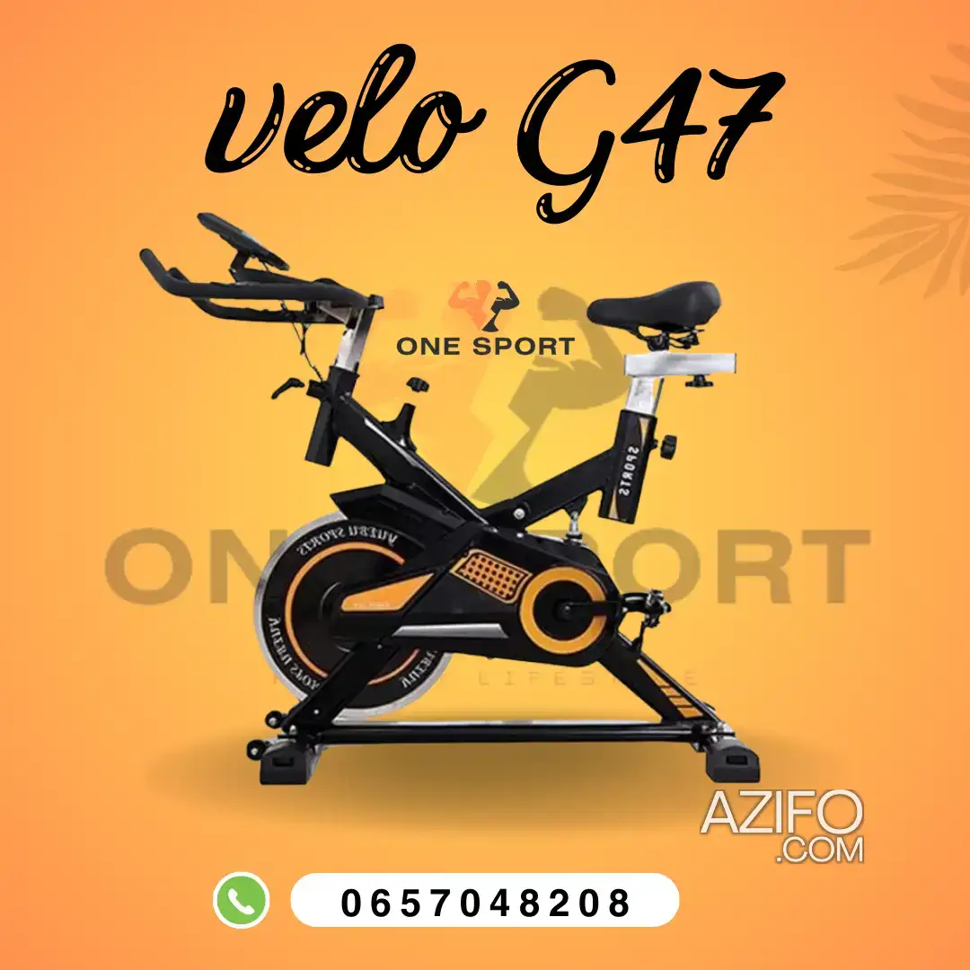 Vélo spinning orange G47 PRO – vélo pour l’entraînement à domicile in الدار البيضاء, MOROCCO | Azifo