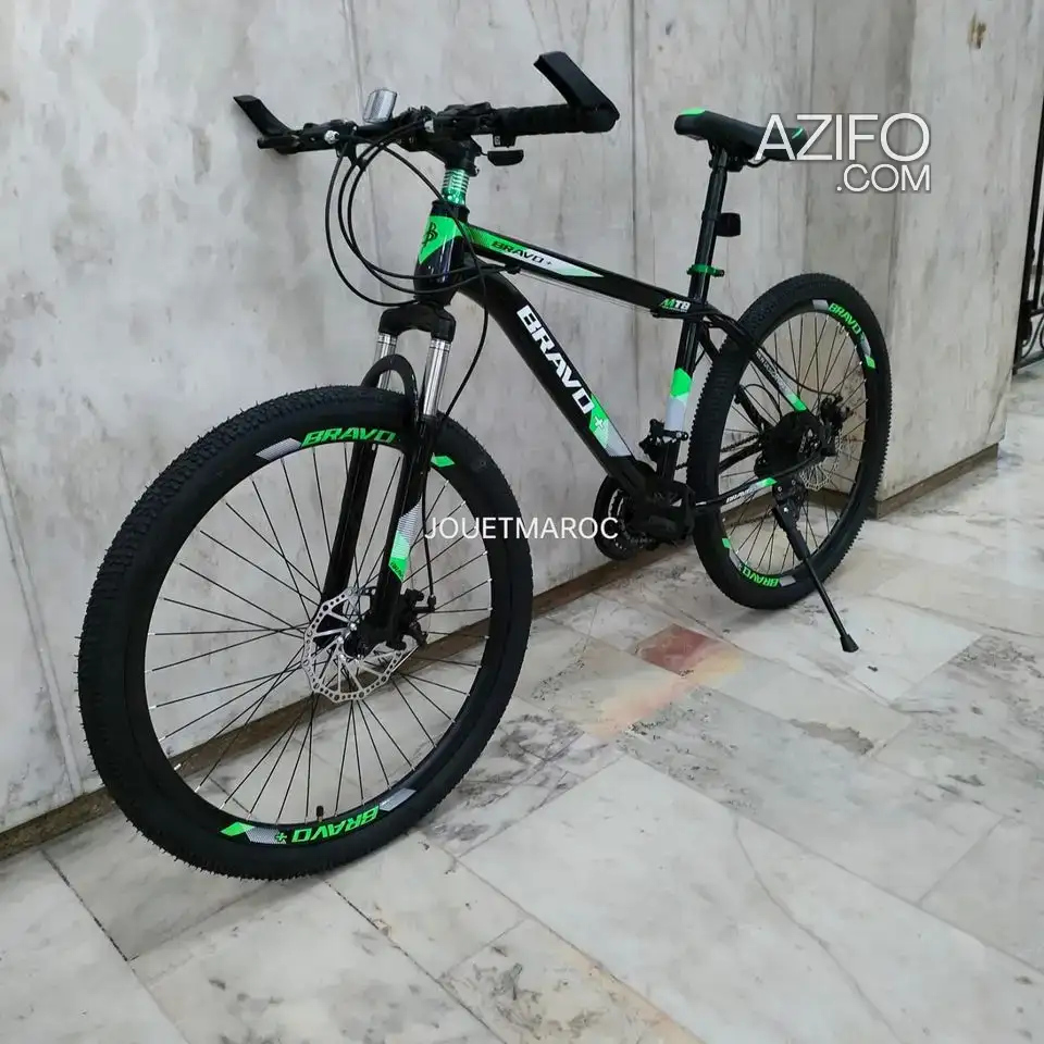 Vélo VTT BRAVO+ HADMENG – 21 vitesses, freins à disque in Casablanca, MOROCCO | Azifo