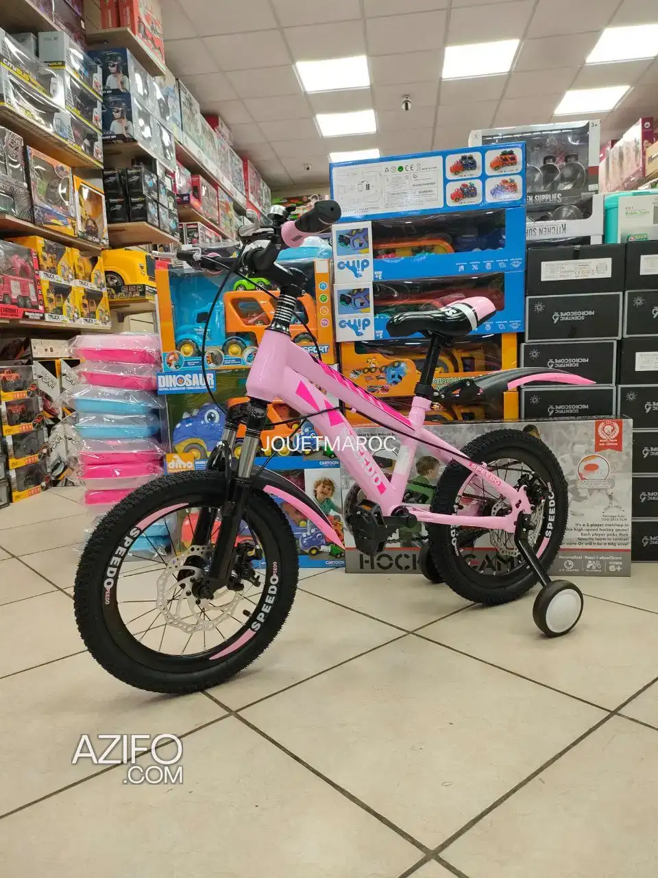 Vélo VTT SPEEDO 2024 – 16 pouces, freins à disque in الدار البيضاء, MOROCCO | Azifo