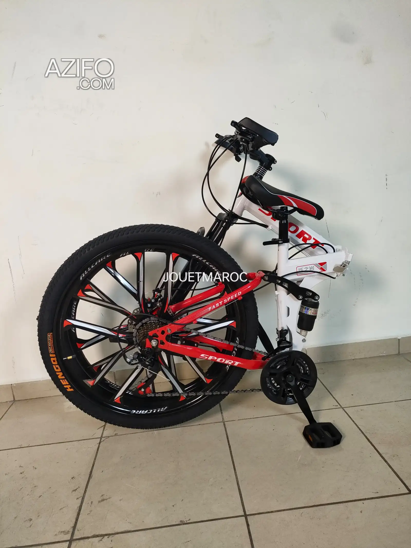 Vélo VTT pouce 26 pliable – 21 vitesses in الدار البيضاء, MOROCCO | Azifo