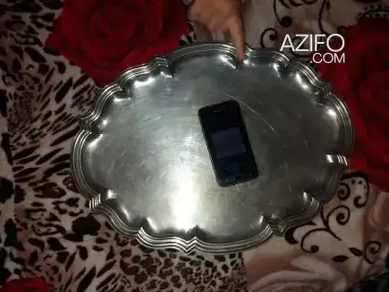 صينية ايطاليا قديمة من الفضة لهواة الأواني والمقتنيات in Casablanca, MOROCCO | Azifo