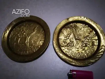 صحون قديمة من النحاس لهواة الأواني والمقتنيات in Casablanca, MOROCCO | Azifo