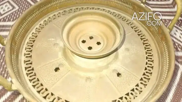 مقراج مع الطاس برمز النمر لهواة الأواني التقليدية in Tanger-Assilah, MOROCCO | Azifo