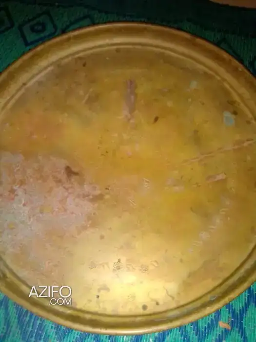 صينية مغربية نحاسية قديمه ذات أصل يهودي لهواة الأواني والمقتنيات in Agadir, MOROCCO | Azifo