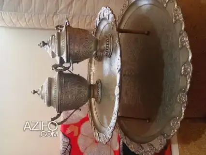 تحف قديمة منحوته باليد المغربية من الفضة الخالصة in Rabat, MOROCCO | Azifo