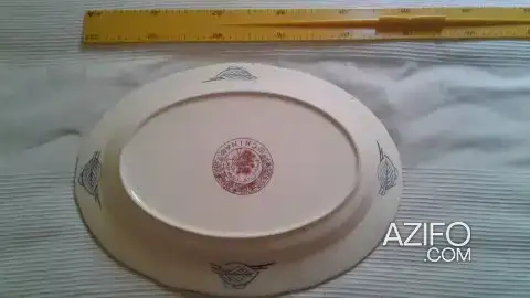 صحن سيراميك قديم لهواة الأواني والمقتنيات in الدار البيضاء, MOROCCO | Azifo