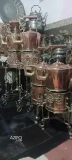 أواني نحاسية عندي ألف تحفة أثرية من غير النحاس (أنظر الوصف أسفله) in Casablanca, MOROCCO | Azifo