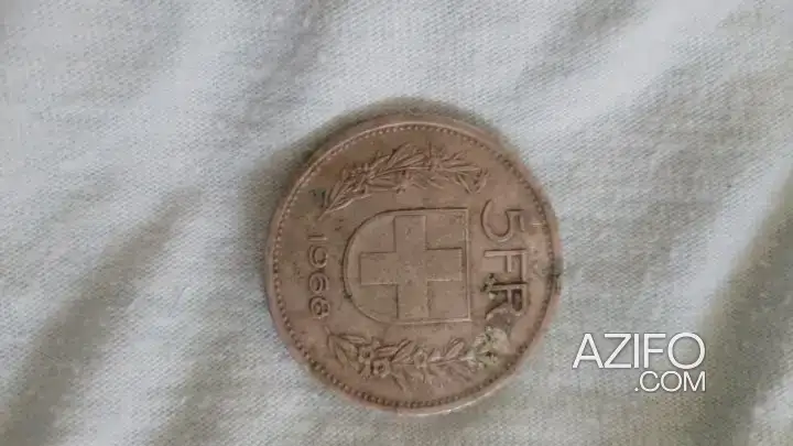 عملة قديمة نادرة  – سويسرا 1968 من فئة 5 فرنك in Tanger-Assilah, MOROCCO | Azifo