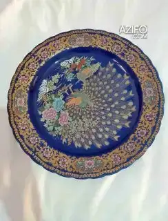 طبسيل الطاوس الحر بتاريخ 1975 لهواة أواني الطاووس in Marrakech, MOROCCO | Azifo
