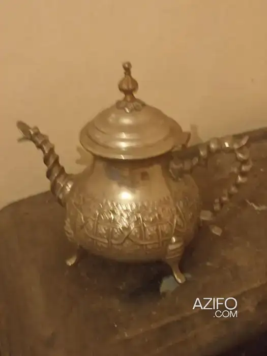 إبريق للاقتناء من الفضة بعمر يزيد على 100 سنة in El Jadida, MOROCCO | Azifo