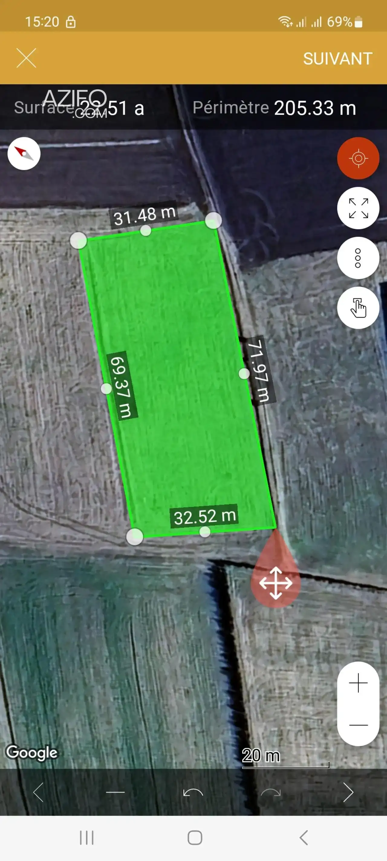 Terrain agricole à vendre à Mohammedia – 2 540 m² in المحمدية, MOROCCO | Azifo