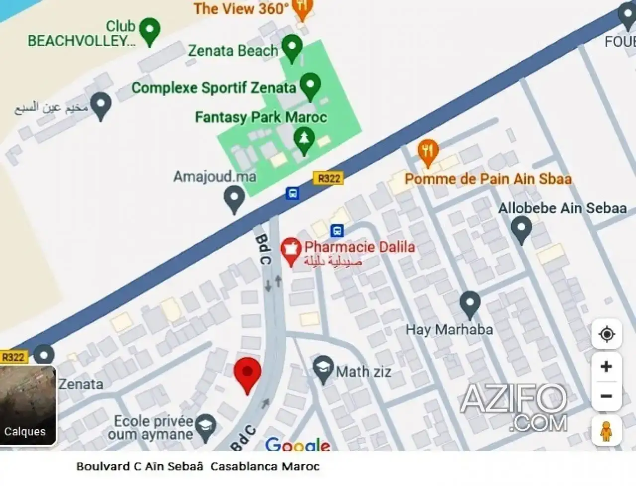 Terrain à vendre à Casablanca – 496 m² in الدار البيضاء, MOROCCO | Azifo