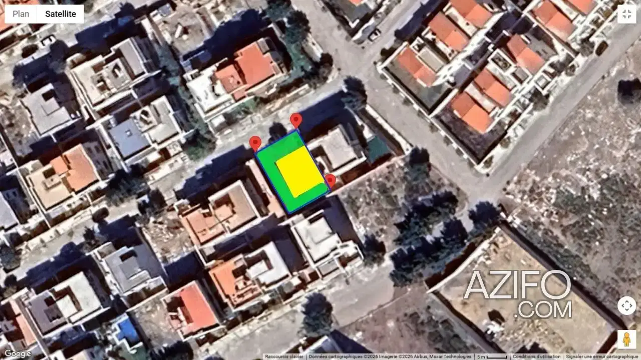 Terrain à vendre à Tanger – 118 m² in طنجة - أصيلة, MOROCCO | Azifo