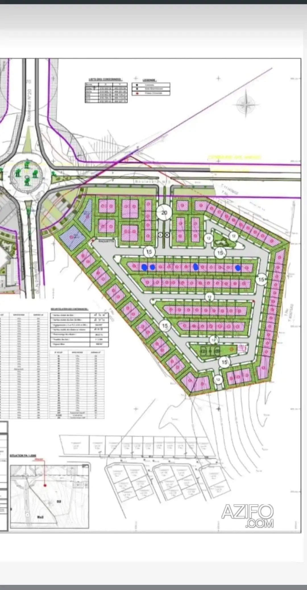Terrain à vendre à Oujda – 206 m² in وجدة, MOROCCO | Azifo