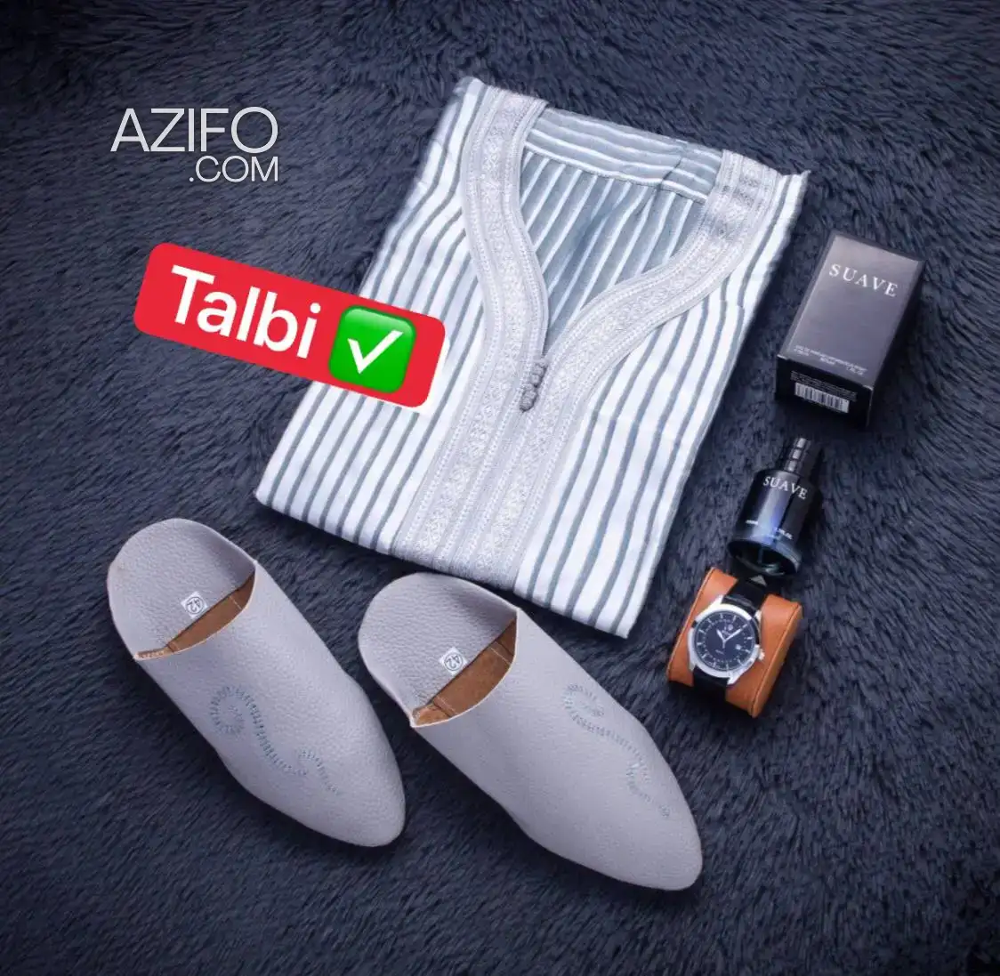 Pack Tenue traditionnelle babouche... in مراكش, MOROCCO | Azifo