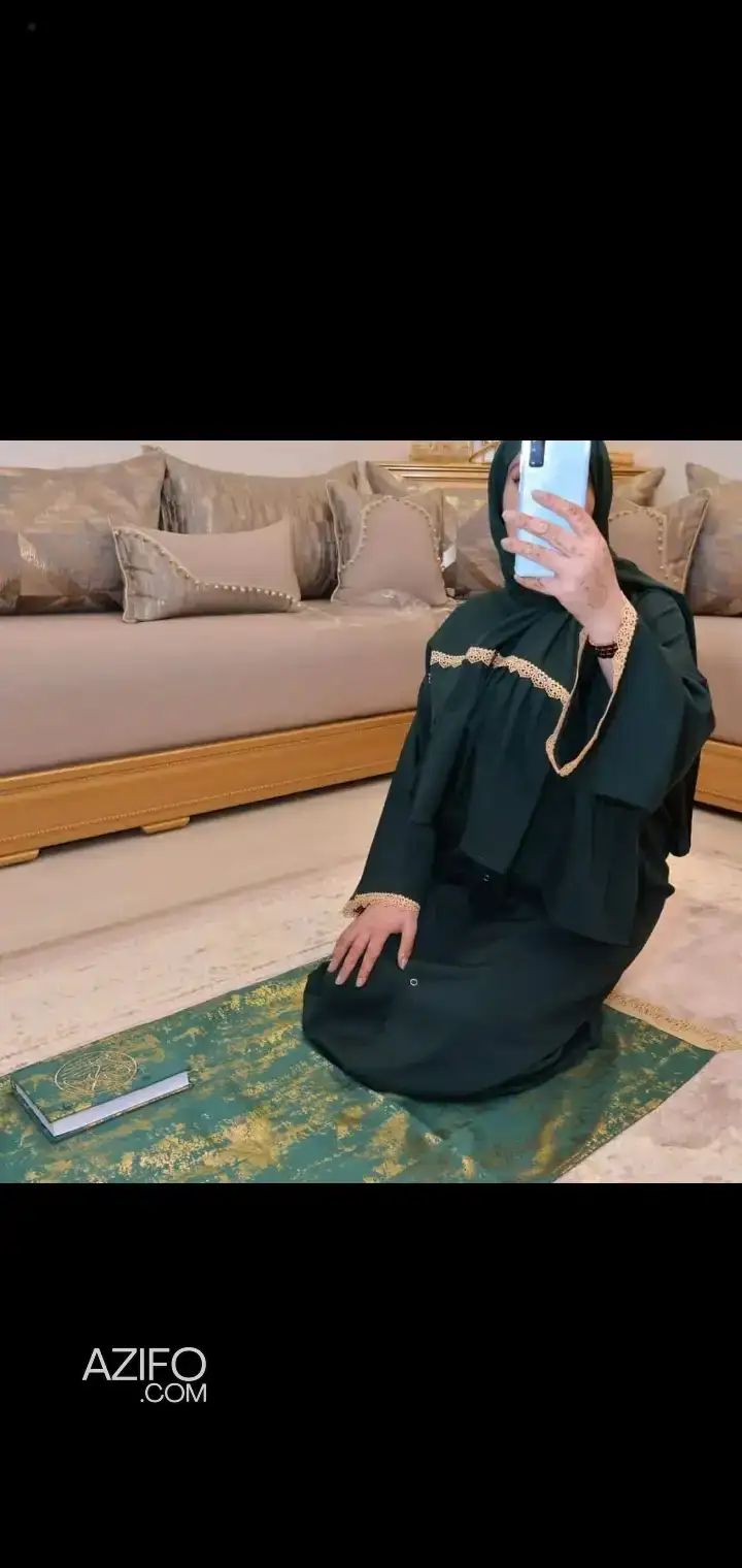 عباية بالشال للصلاة بالدونتيل in Casablanca, MOROCCO | Azifo