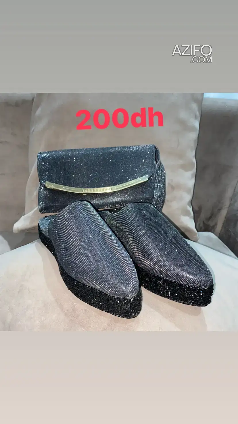 Vente de babouches et pochettes traditionnelles in الدار البيضاء, MOROCCO | Azifo