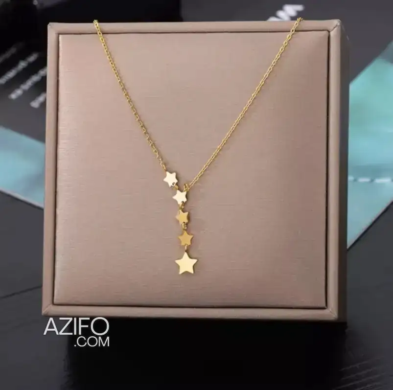 Collier acier inoxydable étoiles in Kenitra, MOROCCO | Azifo