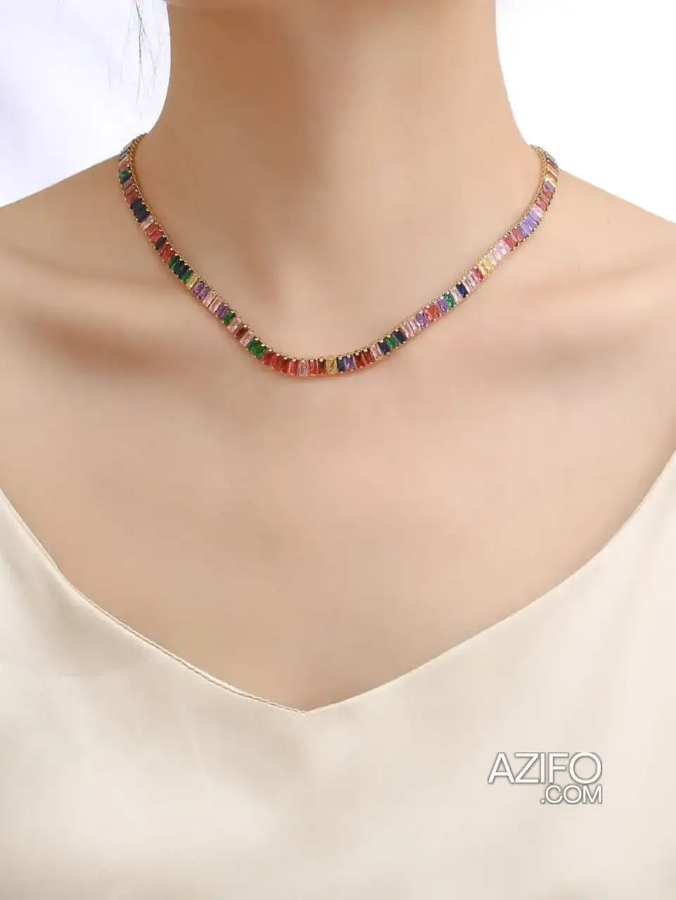 Collier acier inoxydable colorés in الدار البيضاء, MOROCCO | Azifo