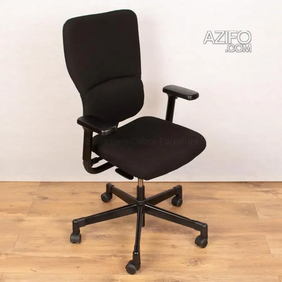 Chaise de bureau Steelcase lets'b tissu noir à Mohammedia in المحمدية, MOROCCO | Azifo