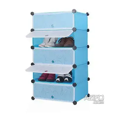 Plastic Shoe Cabinet, 5 Layers and 5 Doors jL 06 خزانة بلاستيكية صغيرة للأحذية ب 5 أبواب و 5طبقات — Casablanca in الدار البيضاء, MOROCCO | Azifo