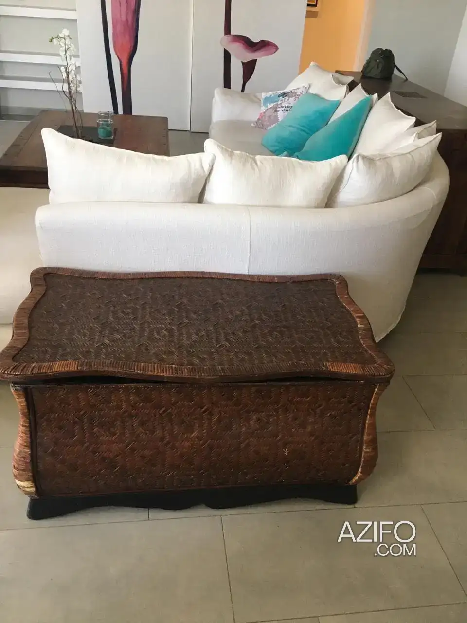 Coffre osier à Casablanca in Casablanca, MOROCCO | Azifo