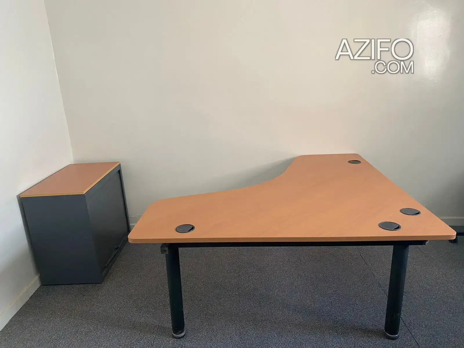 Ensemble bureau Angle 160cm & armoire promo à Mohammedia in المحمدية, MOROCCO | Azifo