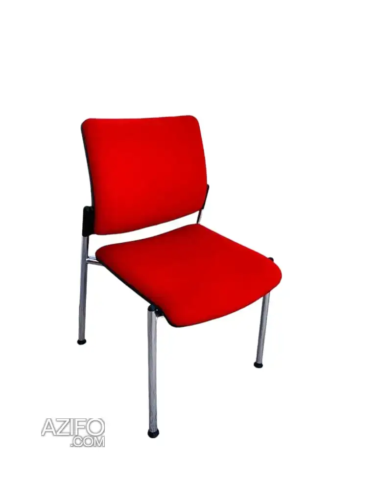 Chaise visiteur accueil Interstul rouge empilable à Mohammedia in المحمدية, MOROCCO | Azifo