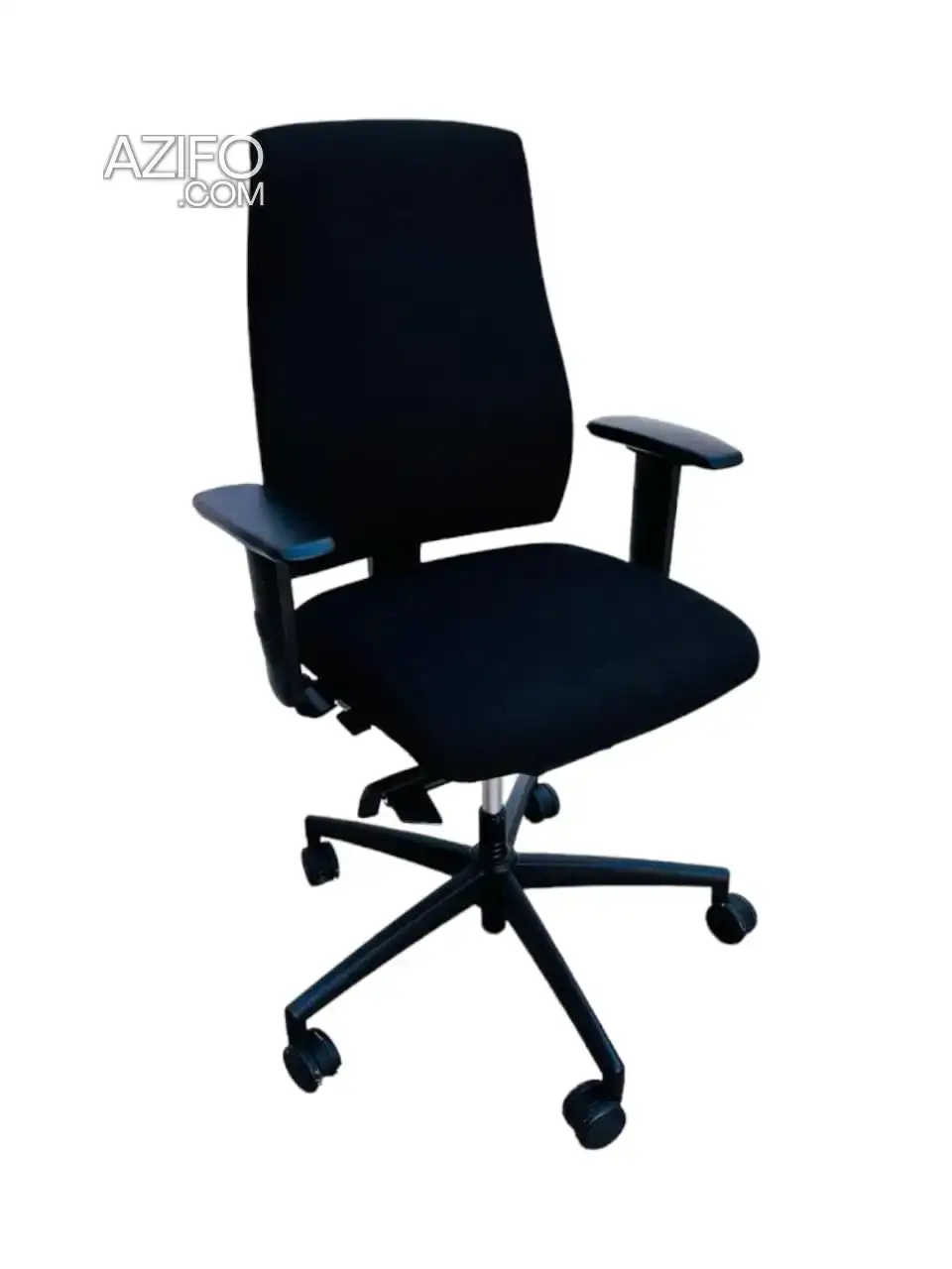 Chaise à roulette interstul tissu noir promo à Mohammedia in المحمدية, MOROCCO | Azifo
