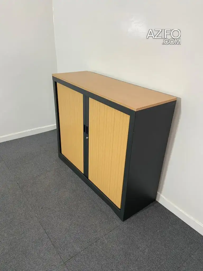 Armoire basse 120x100cm bi color marron à Mohammedia in المحمدية, MOROCCO | Azifo