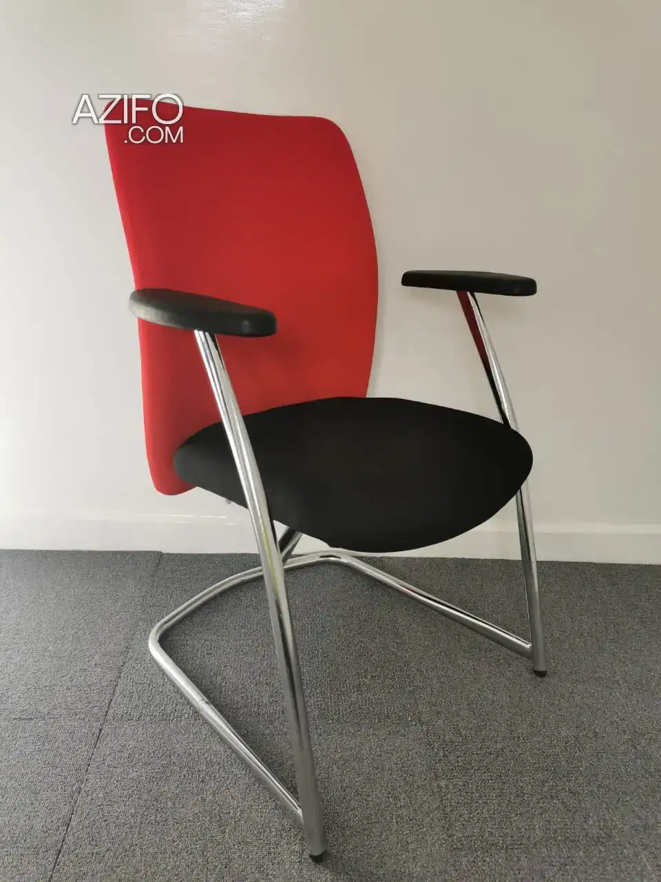 Chaise visiteur Joyten inox bi-color à Mohammedia in المحمدية, MOROCCO | Azifo