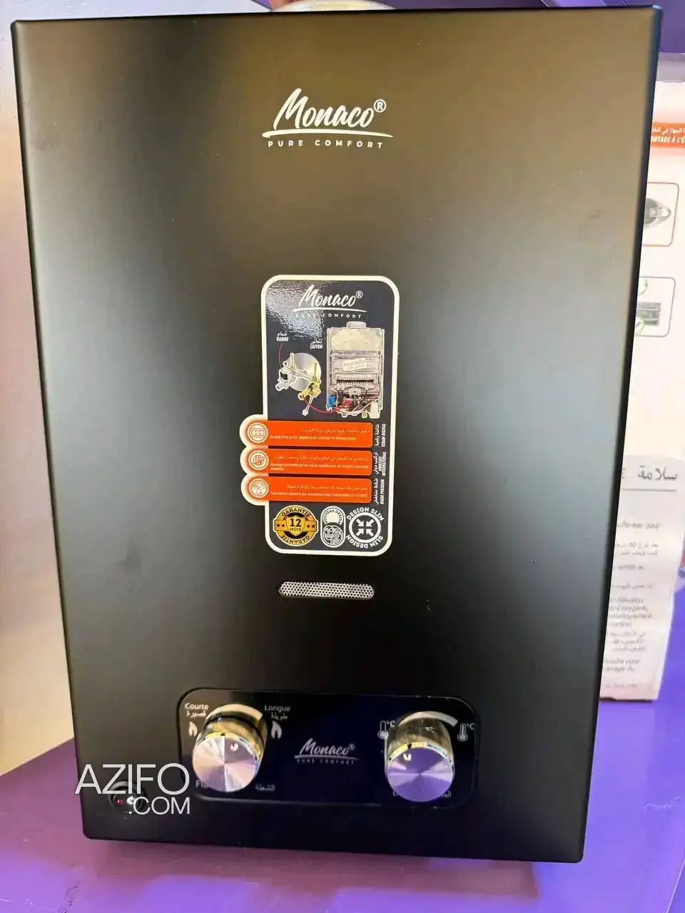 Chauffe eau 6 litre monaco شوفو موناكو 6 لتر متوفر فابيض و اسود — Casablanca in Casablanca, MOROCCO | Azifo