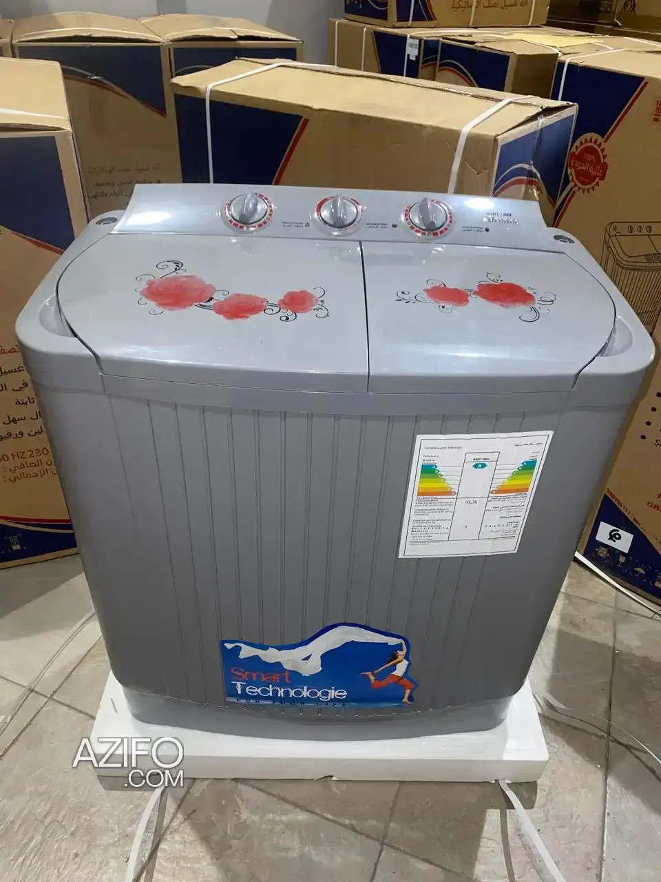 Machine à laver bronde semi automatique 8kg ماكينة الصابون جوج احواض 8 كيلو à Casablanca in Casablanca, MOROCCO | Azifo