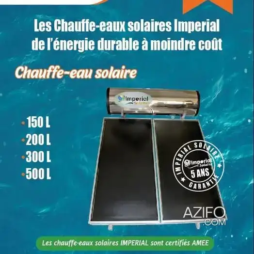chauffe eau solaire marque Imperial à Casablanca in Casablanca, MOROCCO | Azifo
