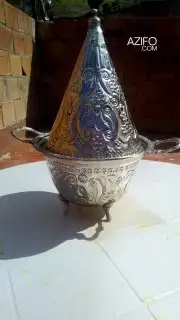 طاس من الفضة الخالصة قديم و في حالة جيدة جدًا in الدار البيضاء, MOROCCO | Azifo
