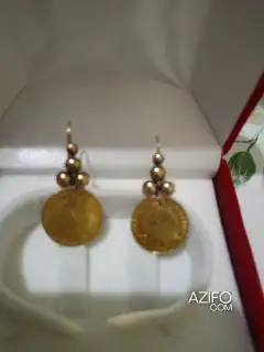 حلق ذهب بعمر يزيد على 40 سنة لهواة التحف والمقتنيات in Rabat, MOROCCO | Azifo