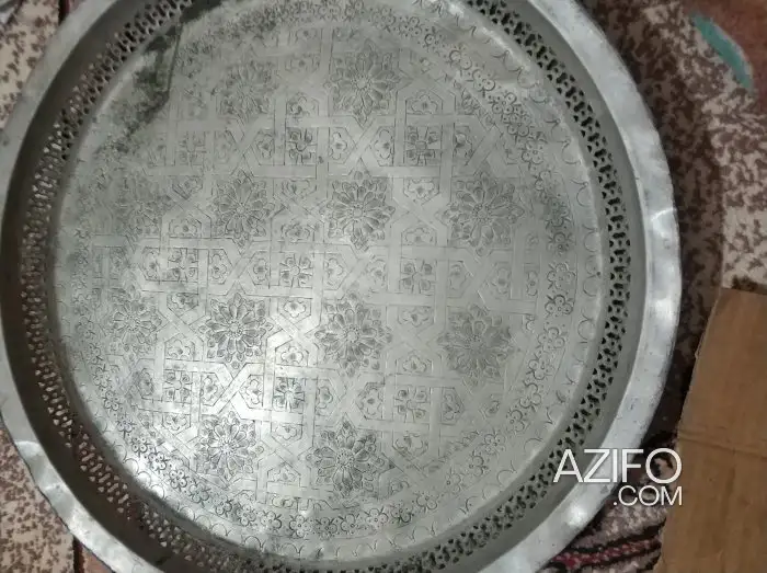 سينية فضة بعمر يزيد على 100 سنة لهواة الأواني والمقتنيات in Settat, MOROCCO | Azifo